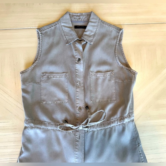 MAX JEANS Olive Green Shirt Dress – XS – 100% Tencel - Picture 9 of 16